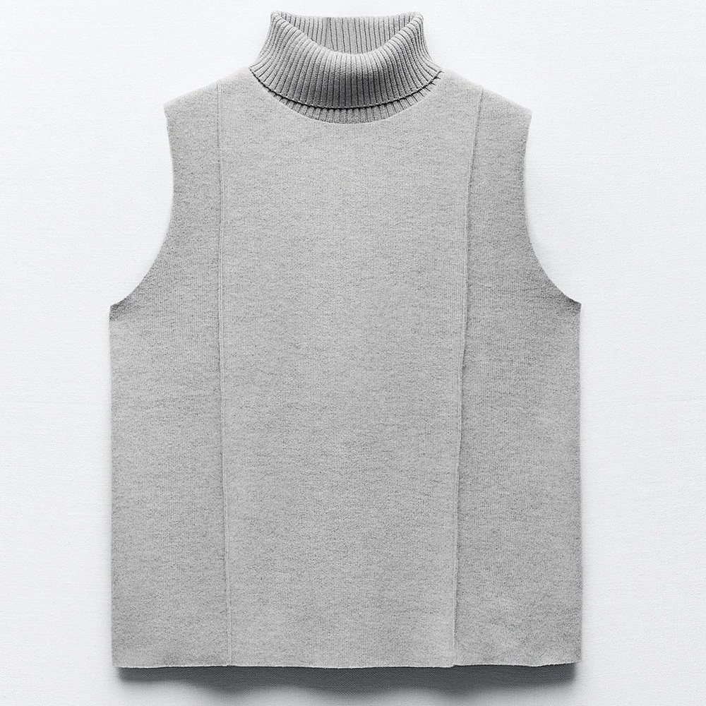 Women’s Zara Small gray sweater - Picture 2 of 4
